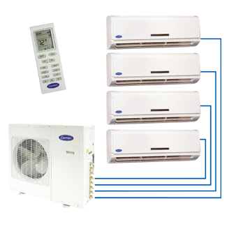 Performance™ Residential Ductless Multi-Split Heat Pump System  38/40GVM